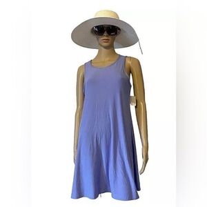 ‼️Just Be Women's Sleeveless Knit Swing Sundress Purple S & M